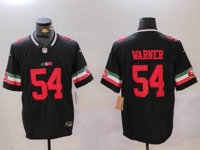 Mens San Francisco 49ers #54 Fred Warner Black F.U.S.E. Mexico Vapor Limited Stitched Jersey Dzhi->san francisco 49ers->NFL Jersey